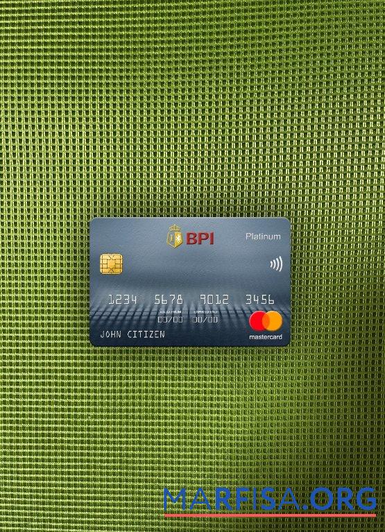 Downloadable Philippines Bank of the Philippine Islands mastercard platinum photolook front example